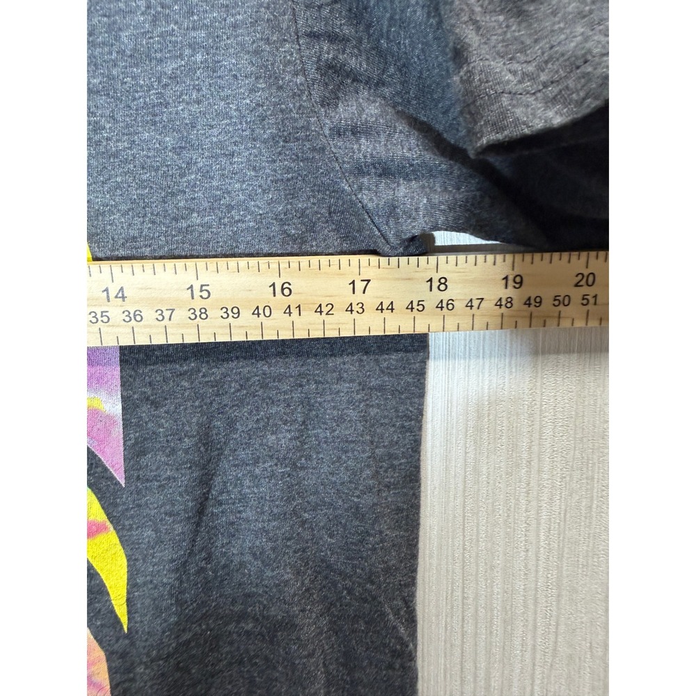 Nirvana Smiley Face Tie Dye Graphic T-Shirt Charcoal Gray Mens XS Short Sleeve - Picture 8 of 9